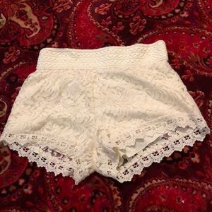Lace shorts